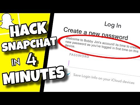 (NEW TRICK) How The Hackers Try To Hack Snapchat Accounts in 4 Minutes (Educational Guide)