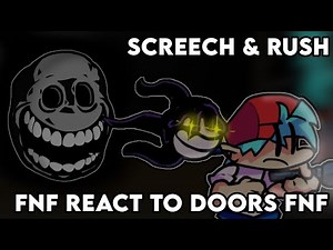 FNF React To Doors FNF // Rush n Screech // Doors Roblox FNF Mod //#doors #doorsroblox