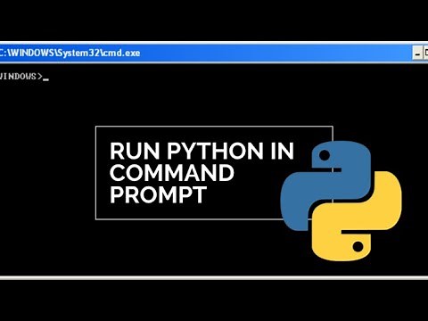 How To Run Python In Command Prompt