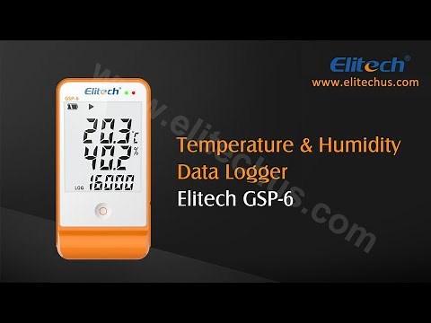 Tutorial - How to set up your Elitech temperature data logger GSP-6 & GSP-6G