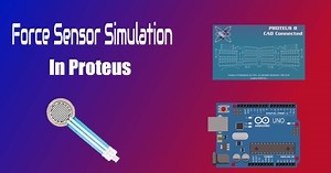 Force sensor simulation in proteus