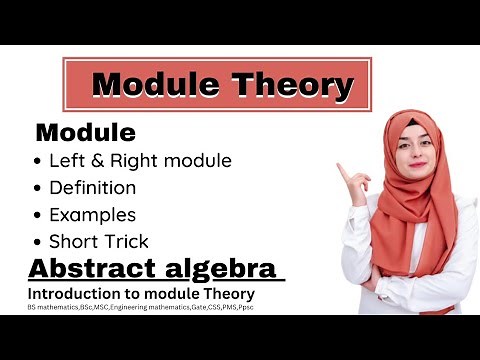 Module | Definition | Examples |left & right module |Introduction to module Theory| abstract algebra