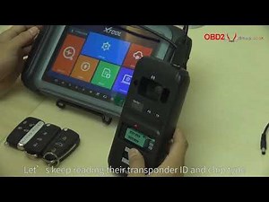 How to use Xtool KC501 and X100 Pad Elite to read remote frequency - obd2shop.co.uk