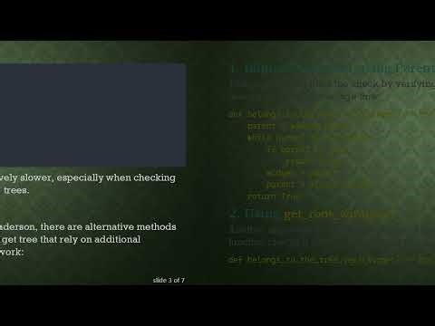 Discover the Fastest Way to Determine if a Widget is Part of the Widget Tree