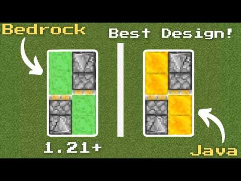 Flying Machine Minecraft Tutorial For Java/Bedrock 1.21+