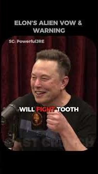 Elon’s Alien Vow & Warning #shorts #podcast #jre #elonmusk #aliens #spacex #UFO #disclosure