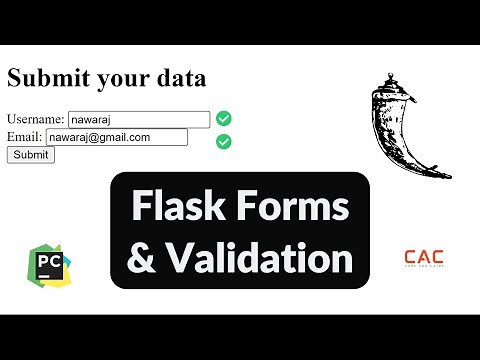 Handling Form Data and Validation in Flask using PyCharm