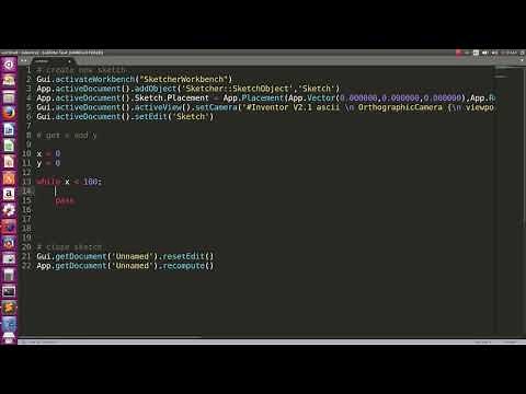 FreeCad Python Tutorial
