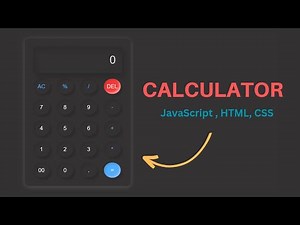 Build a Simple Calculator Using HTML, CSS, and JavaScript | Step-by-Step Tutorial