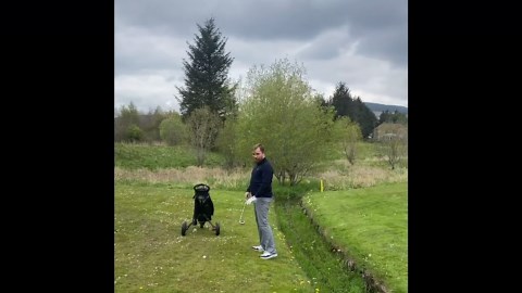 Man accidentally hits himself with golf ball in Cardrona, Scotland