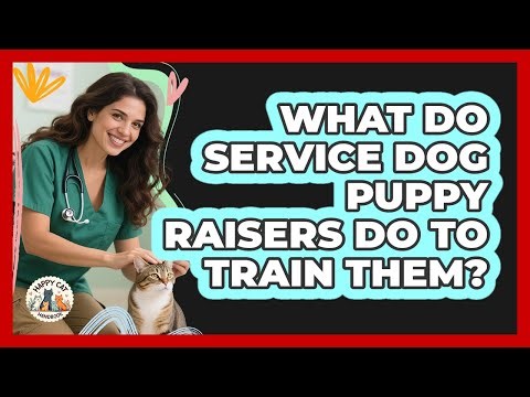 What Do Service Dog Puppy Raisers Do To Train Them? - Animal Care Jobs