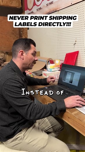 I never print shipping labels directly from ShipStation! If there is a small issue - printer jams, label misprints or if any stuff goes wrong. Re-printing from ShipStation is a pain. So I always download the labels first. Save them to a folder on my computer. And then open the file and print from there. Even If one label messes up, I can reprint just that one. It’s faster, safer, and way less frustrating.