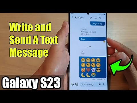 Galaxy S23's: How to Write & Send A Text Message