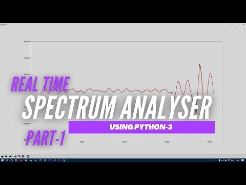 Realtime Audio Spectrum Analyser Using Python 3 | Part 1