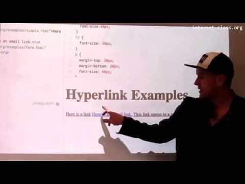 What is a hyperlink?