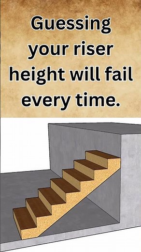 STOP GUESSING! The Only Way to Calculate Perfect Stair Riser Height