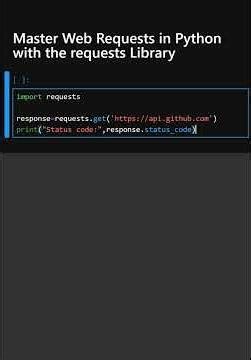 Master Web Requests in Python with the requests Library