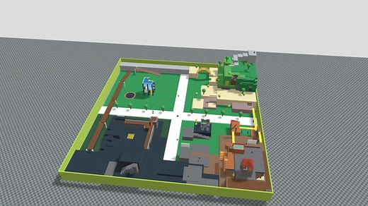 3D Roblox Battle Map - Download Free 3D model by HeitorBloxyGames