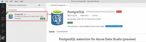 Access PostgreSQL databases using the Azure Data Studio extension