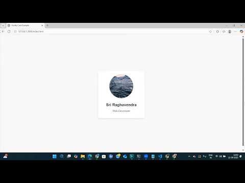 Profile Card with HTML & CSS | Beginner Web Dev Tutorial #webdev #webdevelopment #html #htmlcss #css
