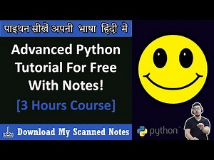 Python Programming Course in Hindi (Advanced) 🔥