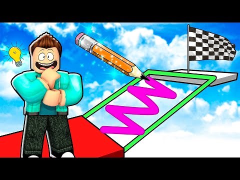 ROBLOX DRAWING TO WIN OBBY!! 😂