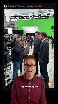Why AI photos are so hard to spot #aiphoto #mcu #marvel #movies #bts