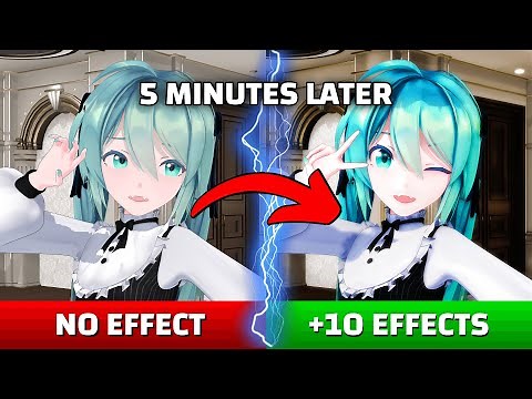 This 10 Easy-to-Use MMD Effects Combo Creates INSANE Visuals!【MikuMikuDance Beginner's Tutorial】