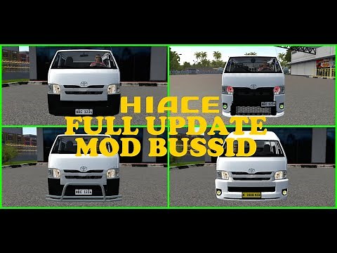 (V2.0) Toyota Hiace Commuter BUSSID MOD Update + New Release