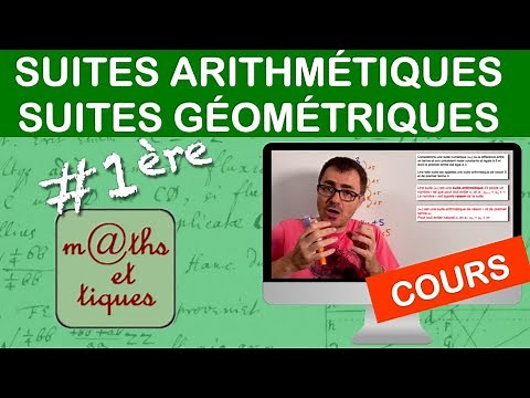 THE COURSE: Arithmetic Sequences, Geometric Sequences - First Year