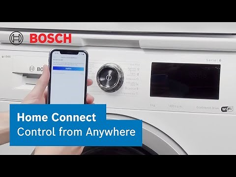 Control Your Bosch Washing Machine From Anywhere: Easy Home Connect Setup | Bosch Home UK/Ireland