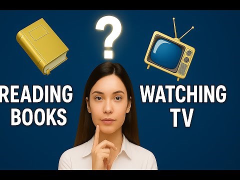Reading Books vs. Watching TV: Which is Better for Your Brain?