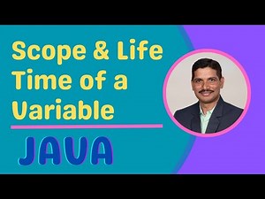 #05 Scope and Lifetime of a Variable in Java
