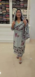 2.8K views · 157 reactions | Semi Party Wear Digital Print Churidhar...