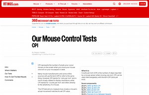 Our Mouse Control Tests: CPI