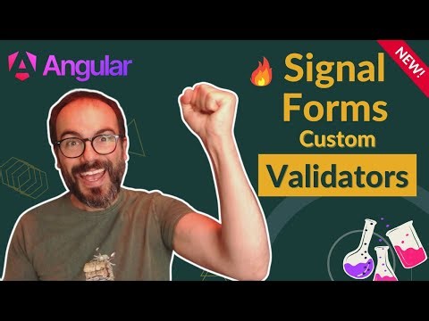 Angular Signal Forms: User Registration Form with 2 Custom Validators!
