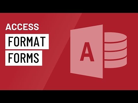 Access: Formatting Forms