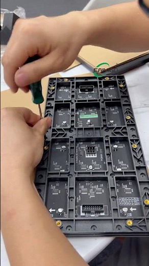 Detailed LED Screen PCB Module #ledscreen #leddisplay #ledmodule #shorts
