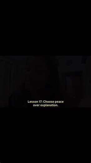 Jess🧸 on Instagram: "Lesson 17|21: Stop explaining yourself to people who are committed to misunderstanding you. Clarity doesn’t work on people who benefit from confusion. Protect your peace. Choose low volume.🧿 . . . . . . . (stop explaining yourself, overexplaining, emotional boundaries, self-respect, choosing peace, low volume living, decentering people, self trust, healing, 2026, new goals) . . . . #innergrowth #healingjourney #21lessons #lowvolumeliving"