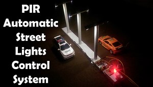 Automatic Street Lights using PIR Sensor code and circuit diagram