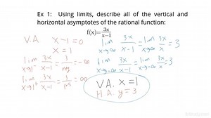 Describing Asymptotic Behavior of Functions Using Limits | Calculus | Study.com