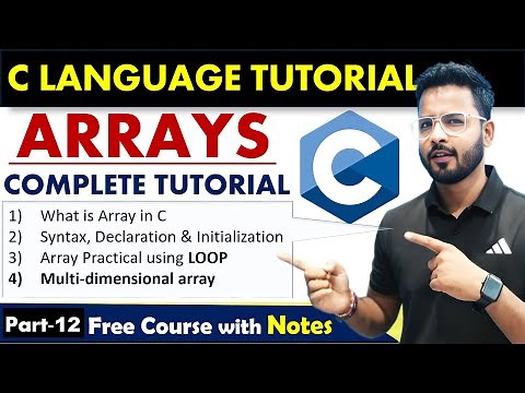 Arrays in C Language complete Tutorial | Array in C Language by Rahul Sir