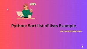 Python Sort list of lists Example