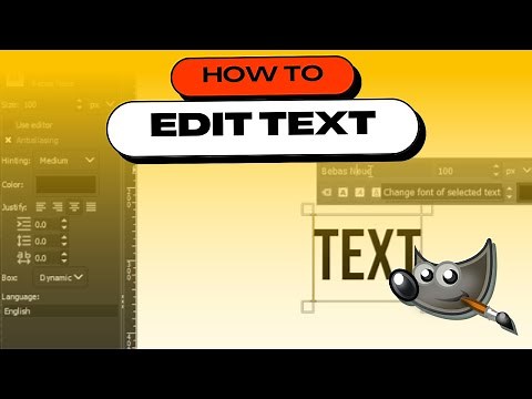 How to Edit Text in GIMP (2 Easy Methods)