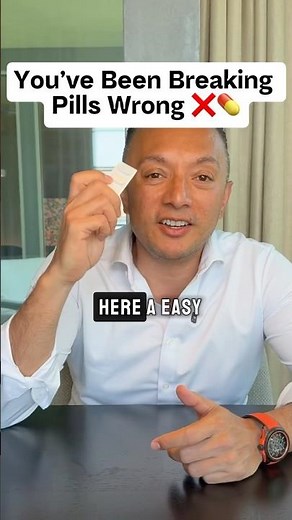 Here’s how to split your pill easily 💊