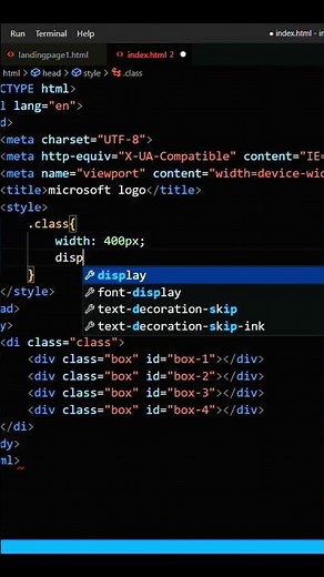 create microsoft logo using html and css