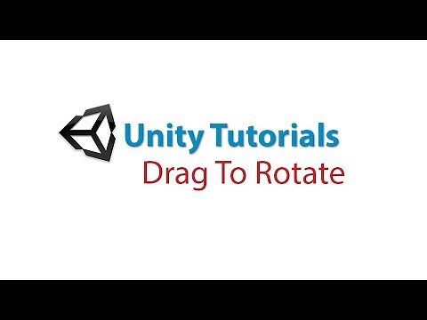Unity Tutorials: Drag To Rotate Object