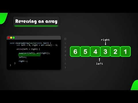 Reverse an Array in C++ (2 Pointer Method Explained) | Coddict