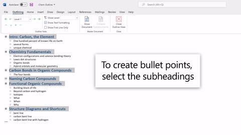 Create a PowerPoint presentation from an outline