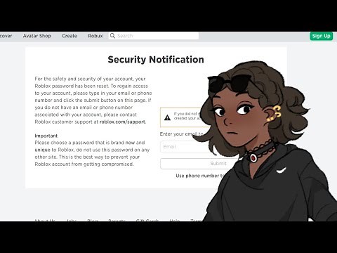 Roblox Security Notification Problem